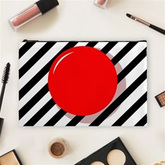 Red ball Cosmetic Bag (Large) 