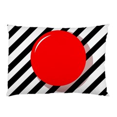 Red ball Pillow Case (Two Sides)