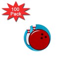 Bowling  1  Mini Magnets (100 pack)  Front