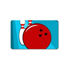 Bowling  Magnet (name Card) by Valentinaart