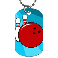 Bowling  Dog Tag (one Side)