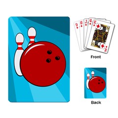 Bowling  Playing Card by Valentinaart