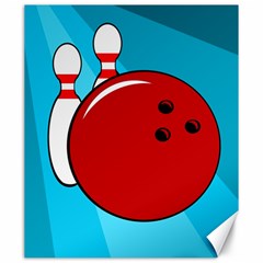 Bowling  Canvas 20  X 24   by Valentinaart