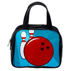 Bowling  Classic Handbags (one Side) by Valentinaart