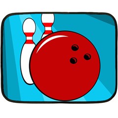 Bowling  Fleece Blanket (mini)