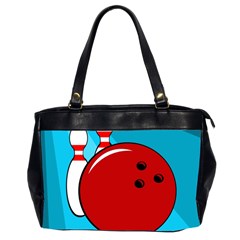 Bowling  Office Handbags (2 Sides)  by Valentinaart