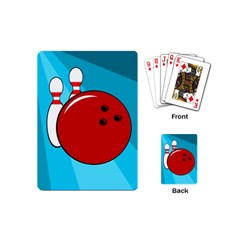 Bowling  Playing Cards (mini)  by Valentinaart