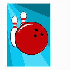 Bowling  Small Garden Flag (two Sides) by Valentinaart