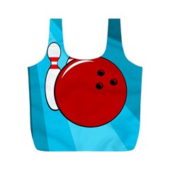 Bowling  Full Print Recycle Bags (m) 