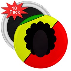 Jamaica 3  Magnets (10 Pack) 