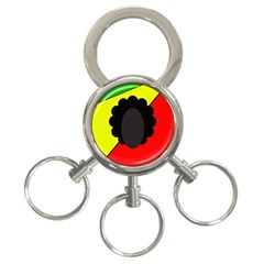 Jamaica 3-ring Key Chains