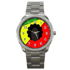 Jamaica Sport Metal Watch by Valentinaart