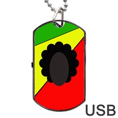 Jamaica Dog Tag Usb Flash (two Sides) 