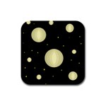 Lanterns Rubber Square Coaster (4 pack)  Front