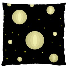 Lanterns Large Flano Cushion Case (one Side)