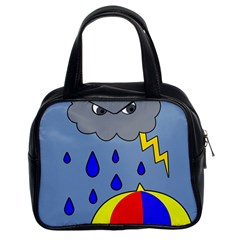 Rainy Day Classic Handbags (2 Sides)