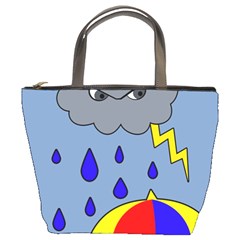 Rainy Day Bucket Bags by Valentinaart