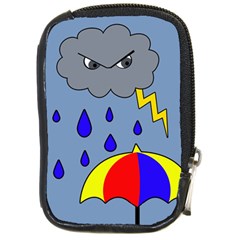 Rainy Day Compact Camera Cases by Valentinaart