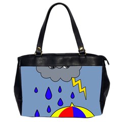 Rainy Day Office Handbags (2 Sides) 