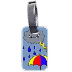 Rainy Day Luggage Tags (two Sides) by Valentinaart