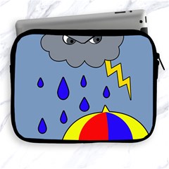 Rainy Day Apple Ipad 2/3/4 Zipper Cases by Valentinaart