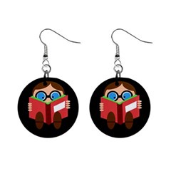 Brainiac  Mini Button Earrings