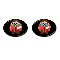 Brainiac  Cufflinks (oval)