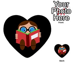 Brainiac  Multi-purpose Cards (heart)  by Valentinaart