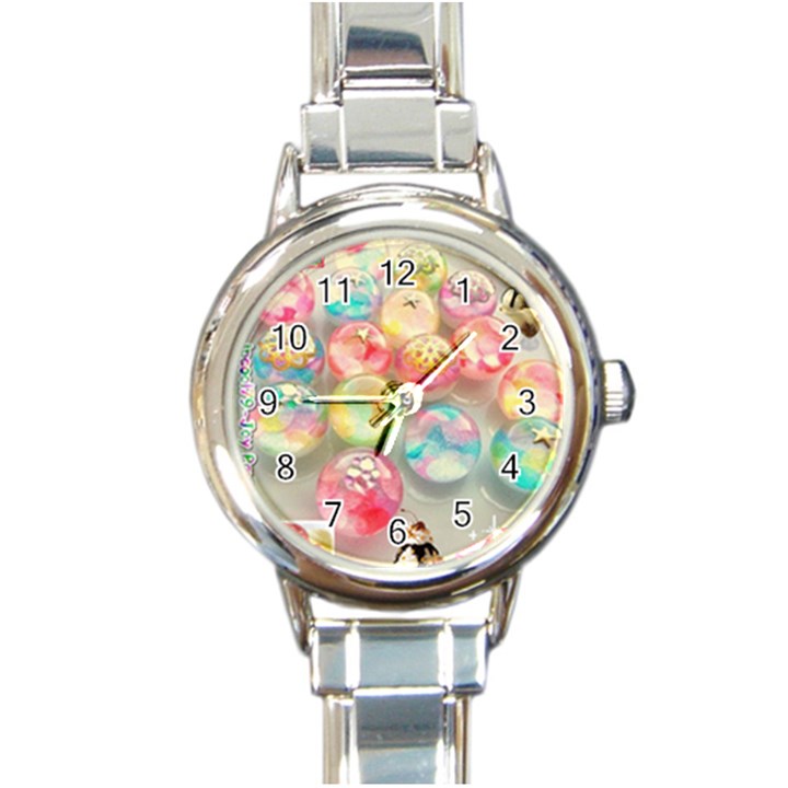 5006486 Ac313 Round Italian Charm Watch