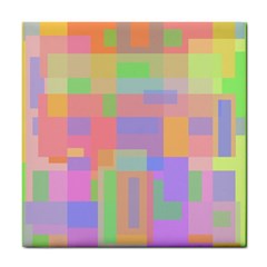 Pastel Decorative Design Tile Coasters