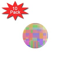 Pastel Decorative Design 1  Mini Magnet (10 Pack) 