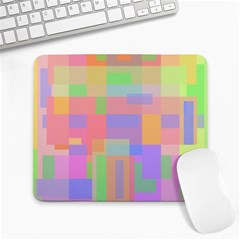 Pastel Decorative Design Large Mousepads by Valentinaart