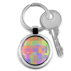 Pastel Decorative Design Key Chains (round)  by Valentinaart