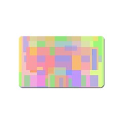 Pastel Decorative Design Magnet (name Card)