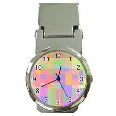 Pastel Decorative Design Money Clip Watches