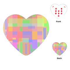 Pastel Decorative Design Playing Cards (heart) 