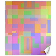 Pastel Decorative Design Canvas 8  X 10 