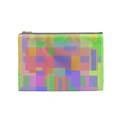 Pastel Decorative Design Cosmetic Bag (medium)  by Valentinaart