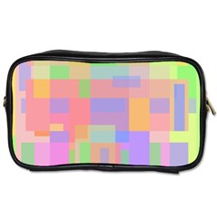 Pastel Decorative Design Toiletries Bags