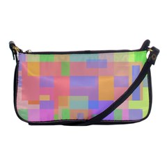 Pastel Decorative Design Shoulder Clutch Bags