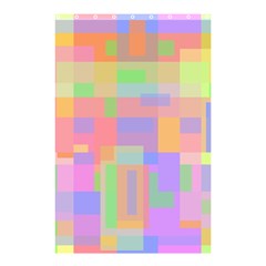 Pastel Decorative Design Shower Curtain 48  X 72  (small)  by Valentinaart