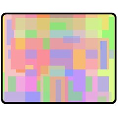 Pastel Decorative Design Double Sided Fleece Blanket (medium) 