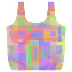 Pastel Decorative Design Full Print Recycle Bags (l)  by Valentinaart