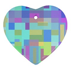 Pastel Geometrical Desing Ornament (heart) 