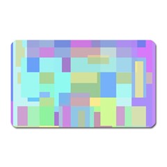 Pastel Geometrical Desing Magnet (rectangular) by Valentinaart