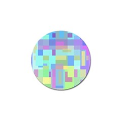 Pastel Geometrical Desing Golf Ball Marker by Valentinaart