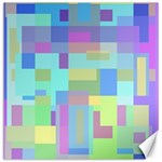 Pastel geometrical desing Canvas 12  x 12   11.4 x11.56  Canvas - 1