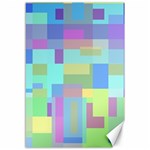 Pastel geometrical desing Canvas 12  x 18   11.88 x17.36  Canvas - 1