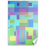 Pastel geometrical desing Canvas 24  x 36  23.35 x34.74  Canvas - 1