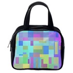 Pastel geometrical desing Classic Handbags (2 Sides) Back